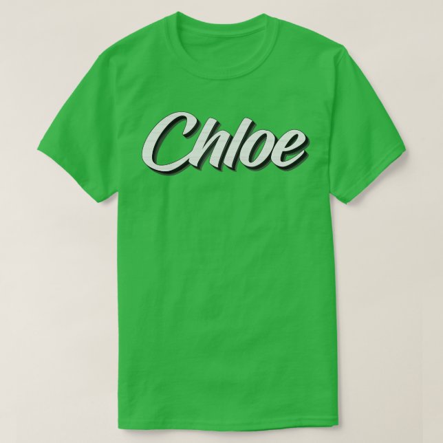 T-shirt Chloe Mon Nom Est Chloe (Design devant)