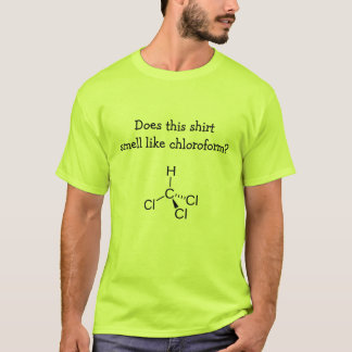 T-shirt chloroforme