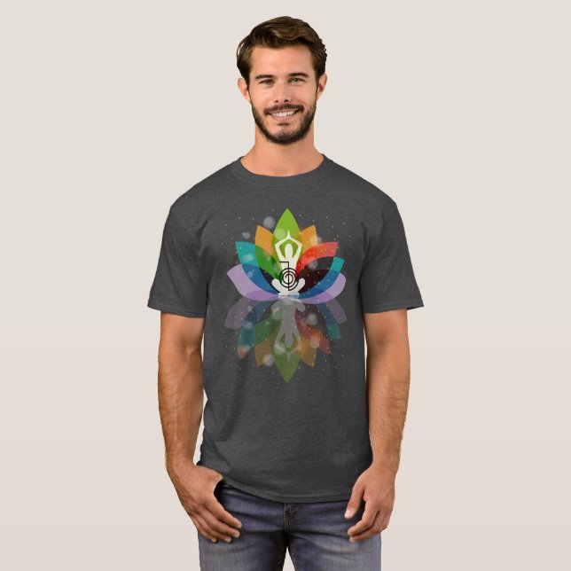 T-shirt Cho vibrant Ku Reiki (Devant entier)