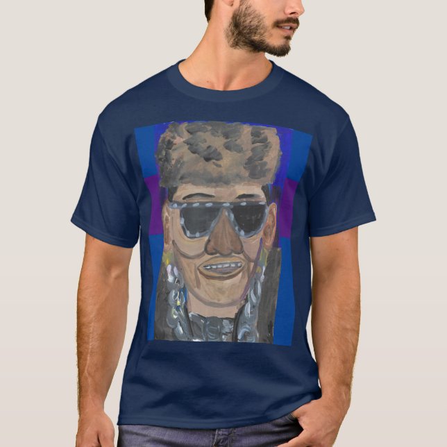 T-shirt Choc G Homme avec lunettes (Devant)
