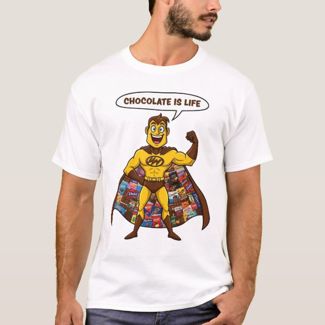 T-shirt ChocoArtisan : Créé avec Amour (Devant)