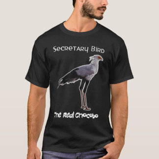T-shirt Chocobo (secrétaire oiseau) - pour l'obscurité