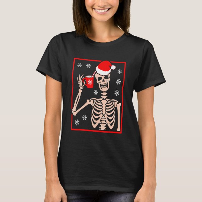 T-shirt Chocoholic Noël Choco Choco Choco Boire Chocola (Devant)
