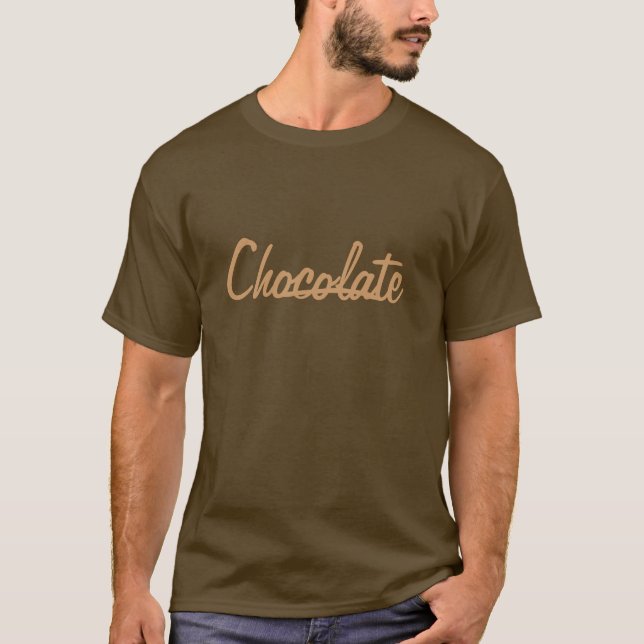 T-shirt Chocolat (Devant)