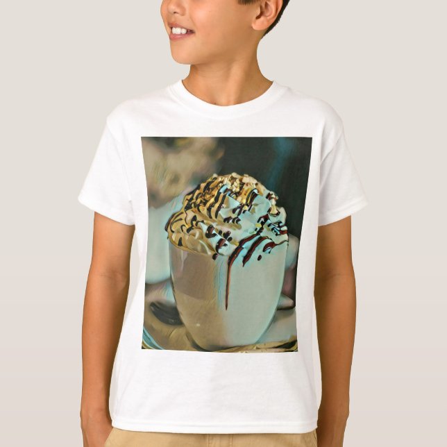 T-shirt Chocolat à la crème glacée (Devant)