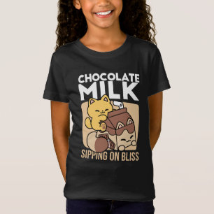 T-Shirt Chocolat au Lait en Sirotant la Félicité – Nourrit