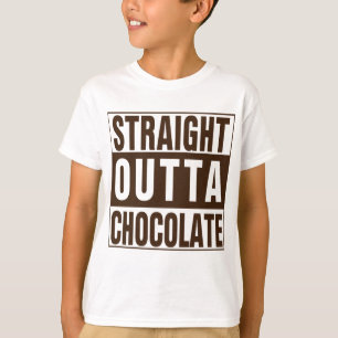 T-shirt Chocolat Brown droit d'Outta