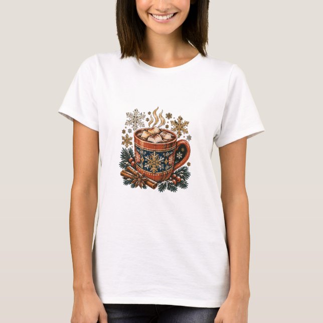 T-shirt Chocolat Chaud (Devant)