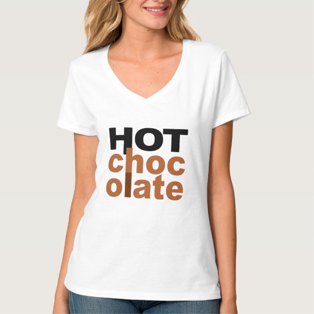 T-shirt Chocolat chaud (Devant)