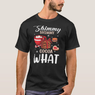 T-shirt Chocolat chaud amusant et biscuit hiver