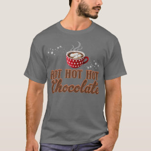 T-shirt Chocolat chaud Chocolat sucré Barre de cacao foncé