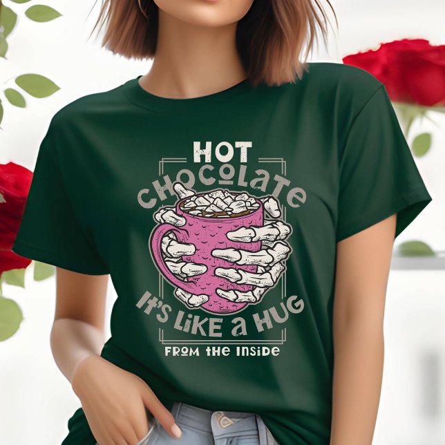 T-shirt Chocolat chaud est comme un câlin d'intérieur T-sh (Créateur téléchargé)