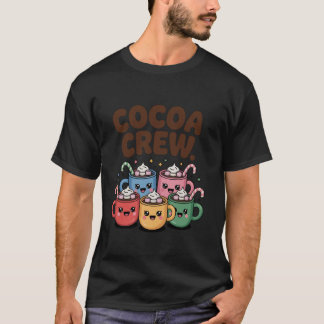 T-shirt Chocolat Chaud Pyjama Assorti Équipage Cacao Migno