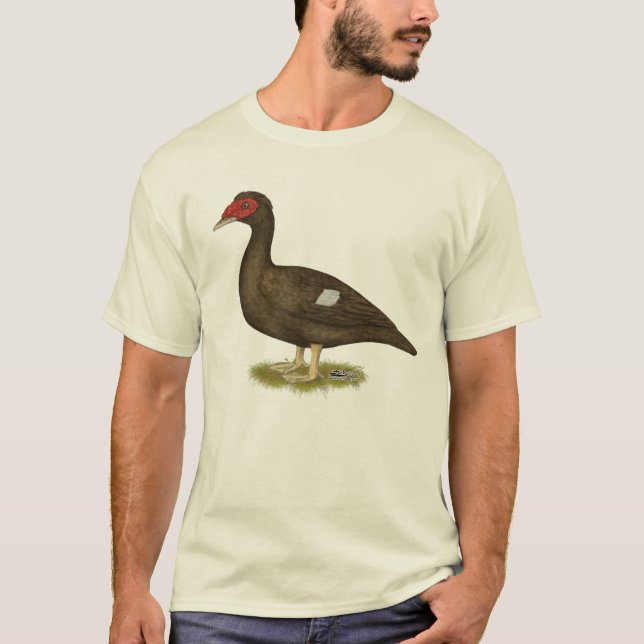 T-shirt Chocolat de canard à moisissures (Devant)