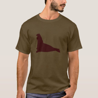 T-shirt Chocolat de chemise éléphante Brown