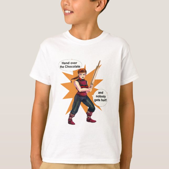 T-shirt Chocolat d'EQTC (Devant)