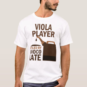 T-shirt Chocolat (drôle) de joueur d'alto