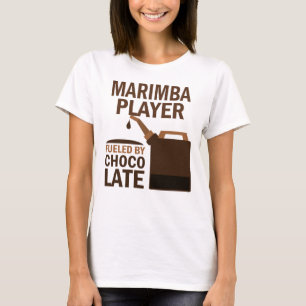 T-shirt Chocolat (drôle) de joueur de Marimba