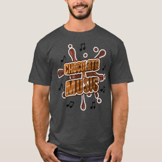 T-shirt Chocolat et musique Hobby Chocolatier Musicien