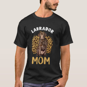 T-shirt Chocolat Labrador Maman Propriétaire Amoureux des