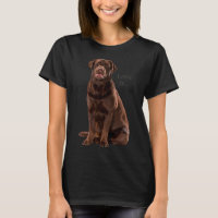 Chocolat Labrador Retriever Shirt Lab Teg Chien Ma