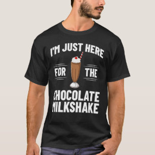 T-shirt Chocolat Milkshake Lait Choco Shake Boire