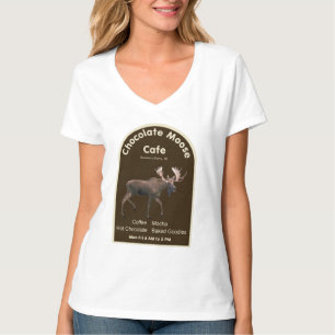 T-shirt Chocolat Moose Café