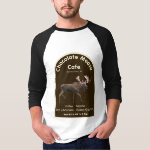 T-shirt Chocolat Moose Café