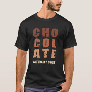 T-shirt Chocolat Naturellement Sucré Protéine Alimentation