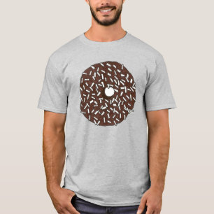 T-shirt Chocolat noix de coco beignets de noix de Doughnut