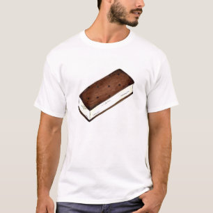 T-shirt Chocolat Vanilla Tee - shirt de Sandwich à la crèm
