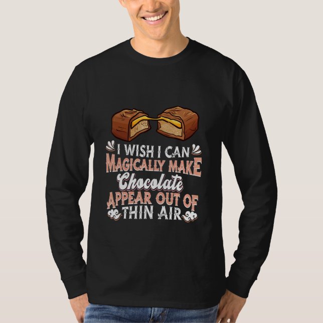 T-shirt Chocolate     Chocoholic Choco Bar Magic Chocolate (Devant)