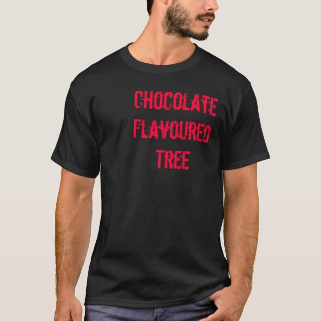 T-shirt Chocolate Flavoured Tree (Devant)