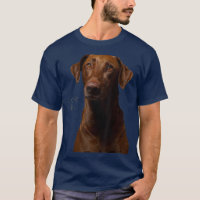 Chocolate Labrador Retriever  Lab Tee Dog Mom Dad 