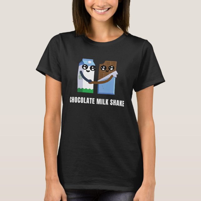 T-shirt Chocolate Milk Shake  Food  Eater Graphic (Devant)