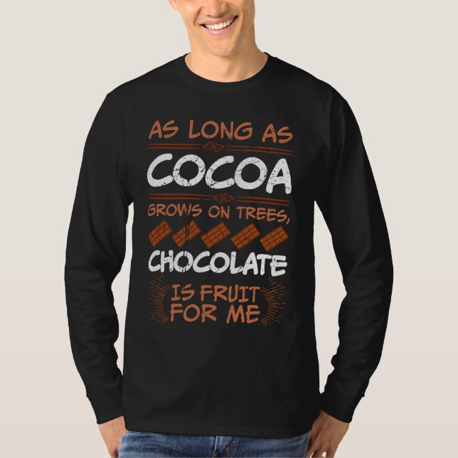 T-shirt Chocolate Saying Choco Chocolate (Devant)