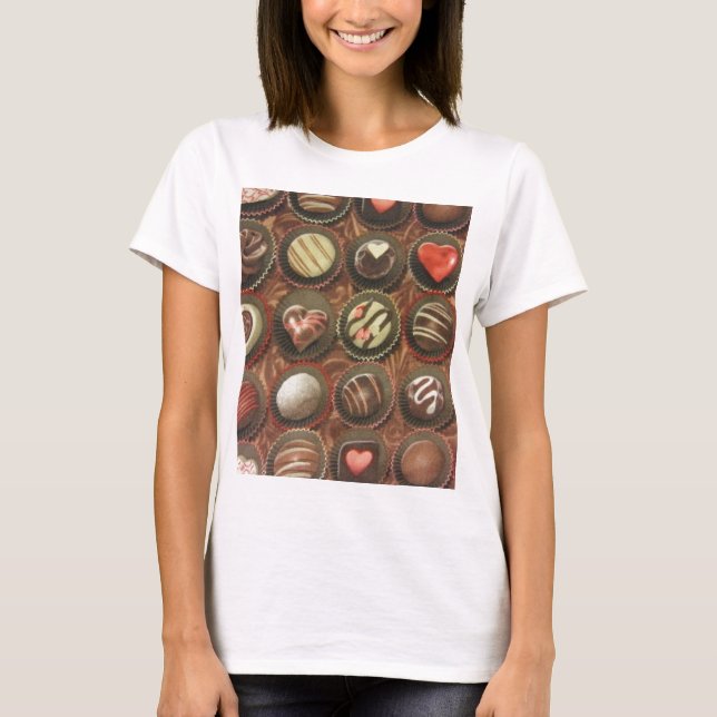 T-shirt Chocolats et truffes (Devant)