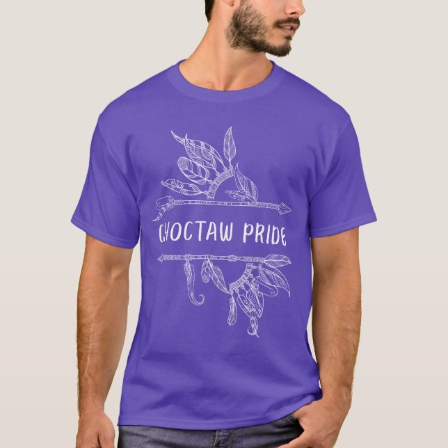 T-shirt Choctaw Pride Indian Native American Roots boy (Devant)