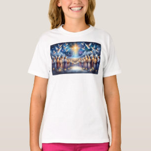 T-shirt Choeur céleste sous l'étoile de Bethléem