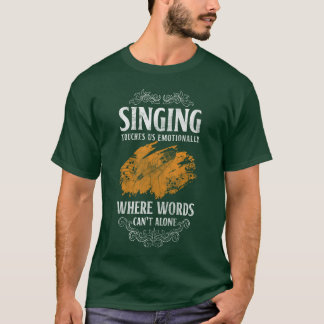 T-shirt Chœur de loisir musical Gig vintage