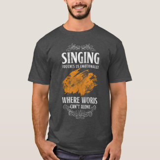 T-shirt Chœur de loisir musical Gig vintage