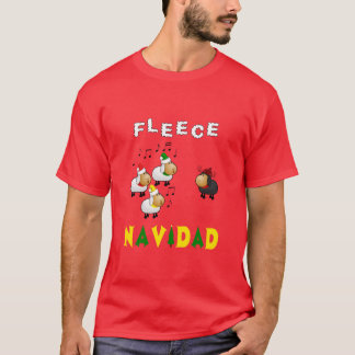 T-shirt Choeur joyeux de Navidad d'ouatine
