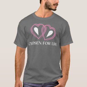 T-shirt Choisi pour la vie Mariage Motivational Devis Mari