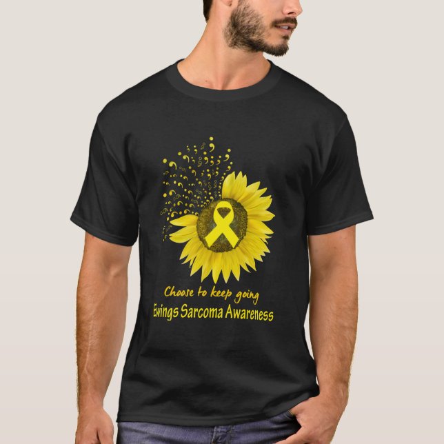 T-shirt Choisir de continuer à faire des ailes sensibilisa (Devant)