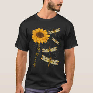 T-shirt Choisir de faire briller la libellule Tournesol cr