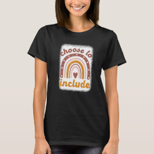 T-shirt Choisir D'Inclure L'Autisme Enseignant De L'Éducat