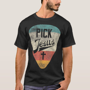 T-shirt Choisir Jésus Musique chrétienne Pasteur Guitare R