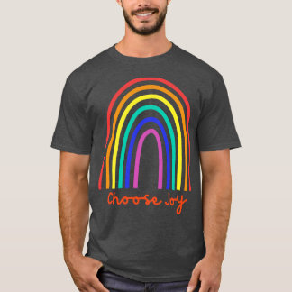 T-shirt Choisir Joy Choisir l'amour Choisir le bonheur Voi
