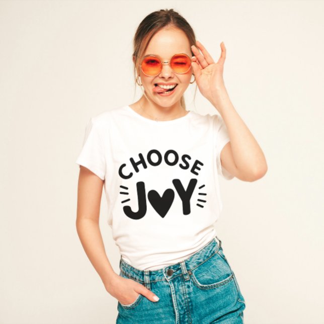 T-shirt "Choisir la joie" (Créateur téléchargé)