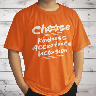 T-shirt Choisir l'acceptation de la gentillesse Sensibilis